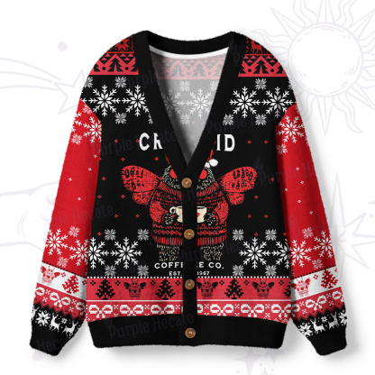 Purplehecate Holiday Monster Mug Ugly Cardigan Sweaters