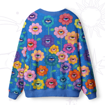 Purplehecate Garden of Illusion Ugly Cardigan Sweaters