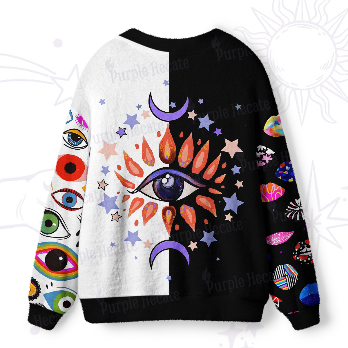 Purplehecate Stellar Gaze Ugly Ugly Cardigan Sweaters