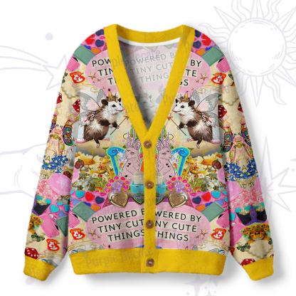 Purplehecate The Opossum Queen's Hoard Ugly Cardigan Sweaters