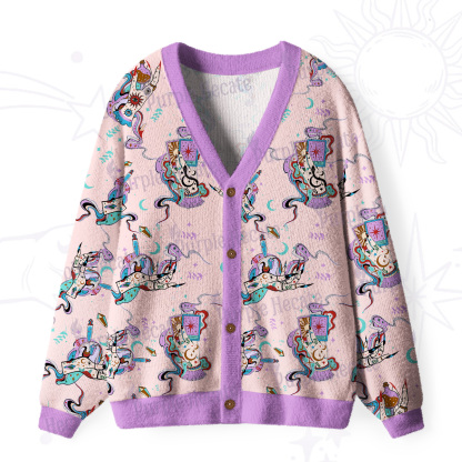 Purplehecate Astrological Secrets Ugly Cardigan Sweaters