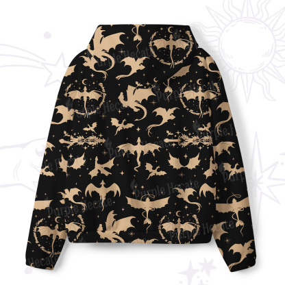 Purplehecate Fantasy Dragon Allover All-Over Print Hoodie