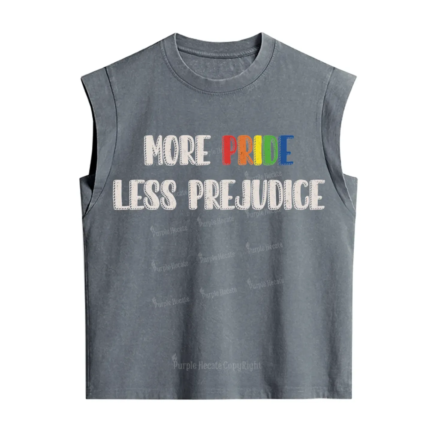 Purplehecate More Pride Less Prejudice Vintage Washed Tank
