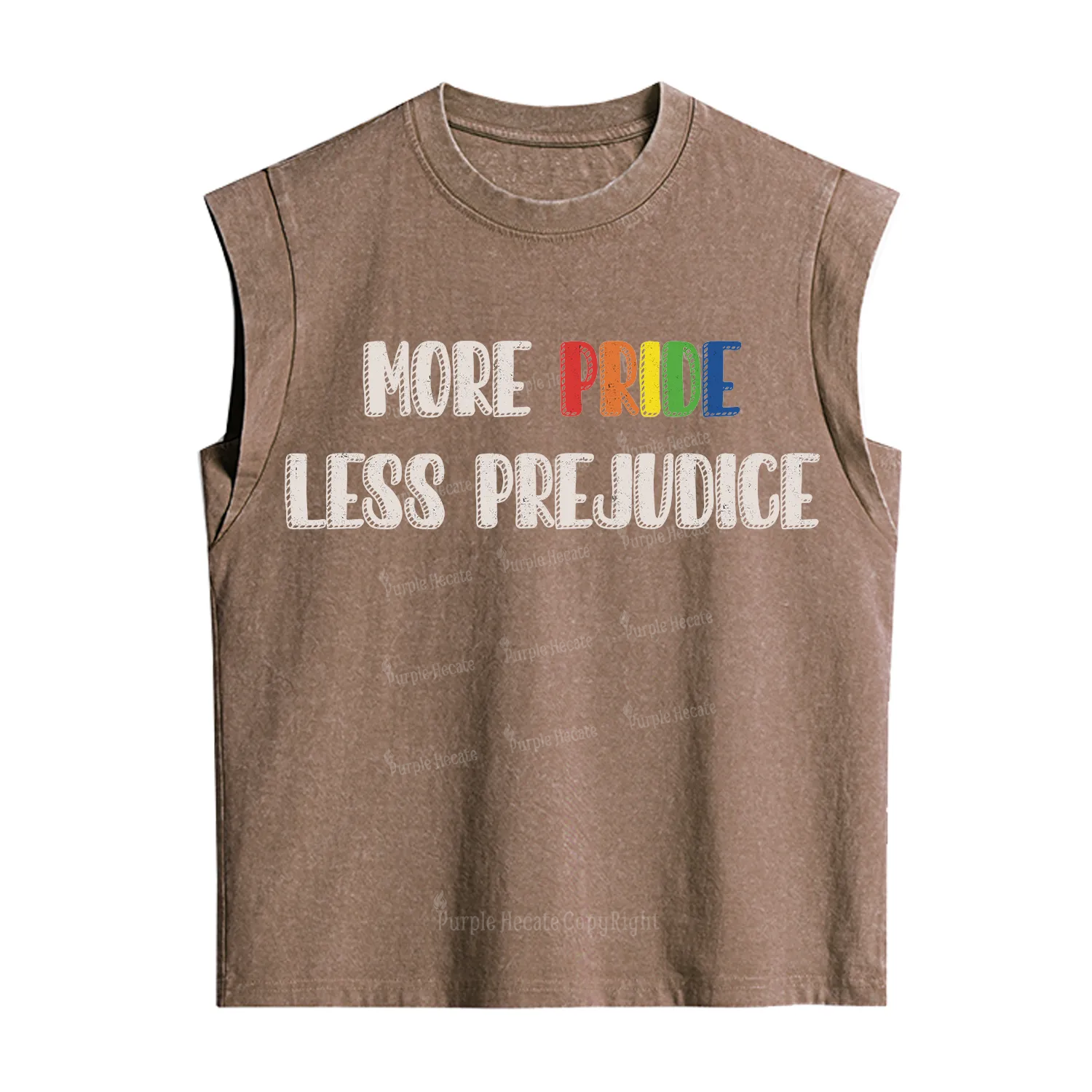 Purplehecate More Pride Less Prejudice Vintage Washed Tank