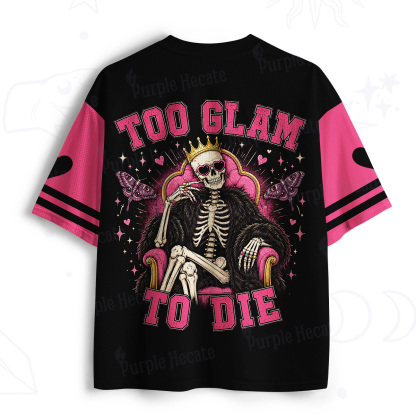 Purplehecate Too Glam To Die Mesh Jersey