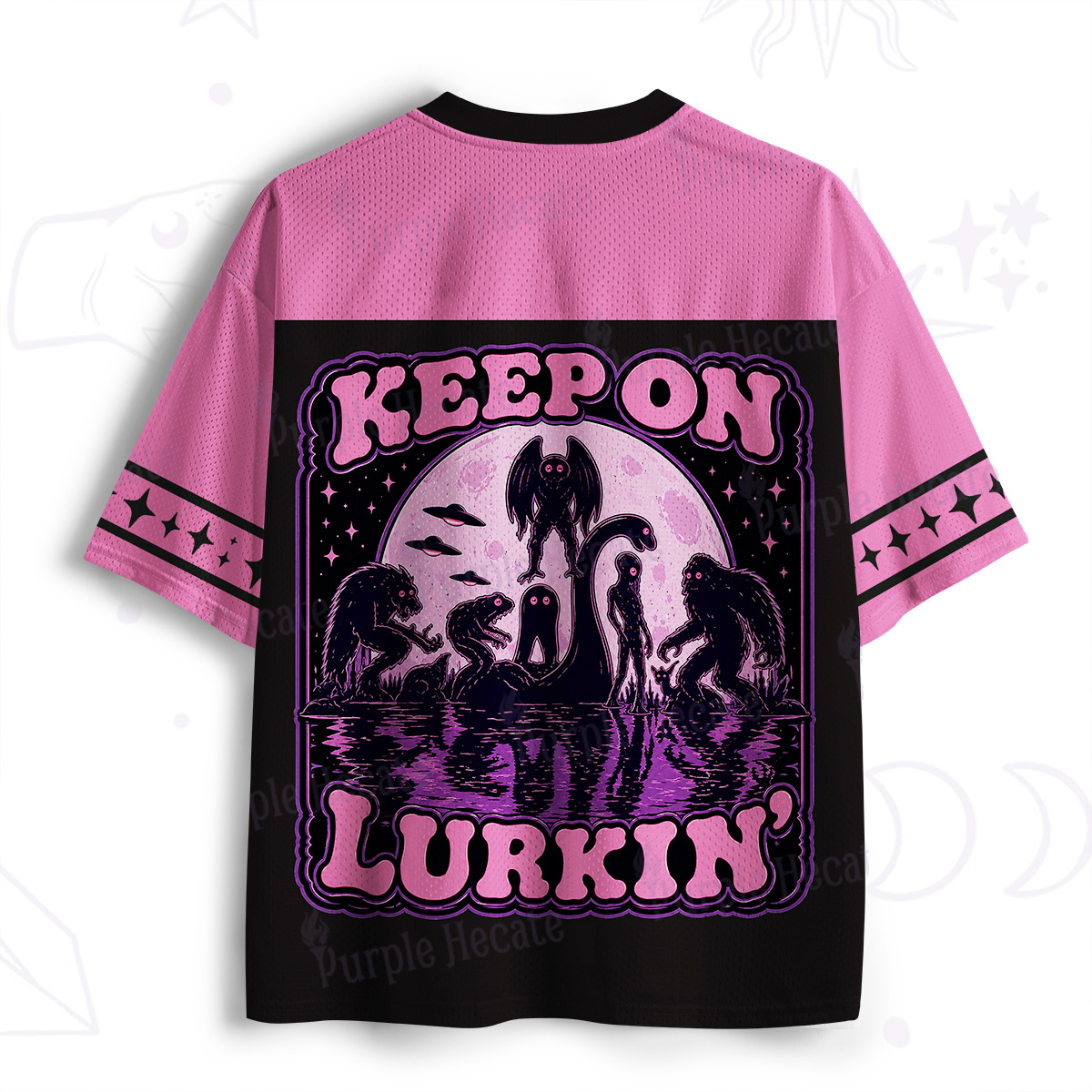 Purplehecate Keep On Lurkin' Alien Mesh Jersey