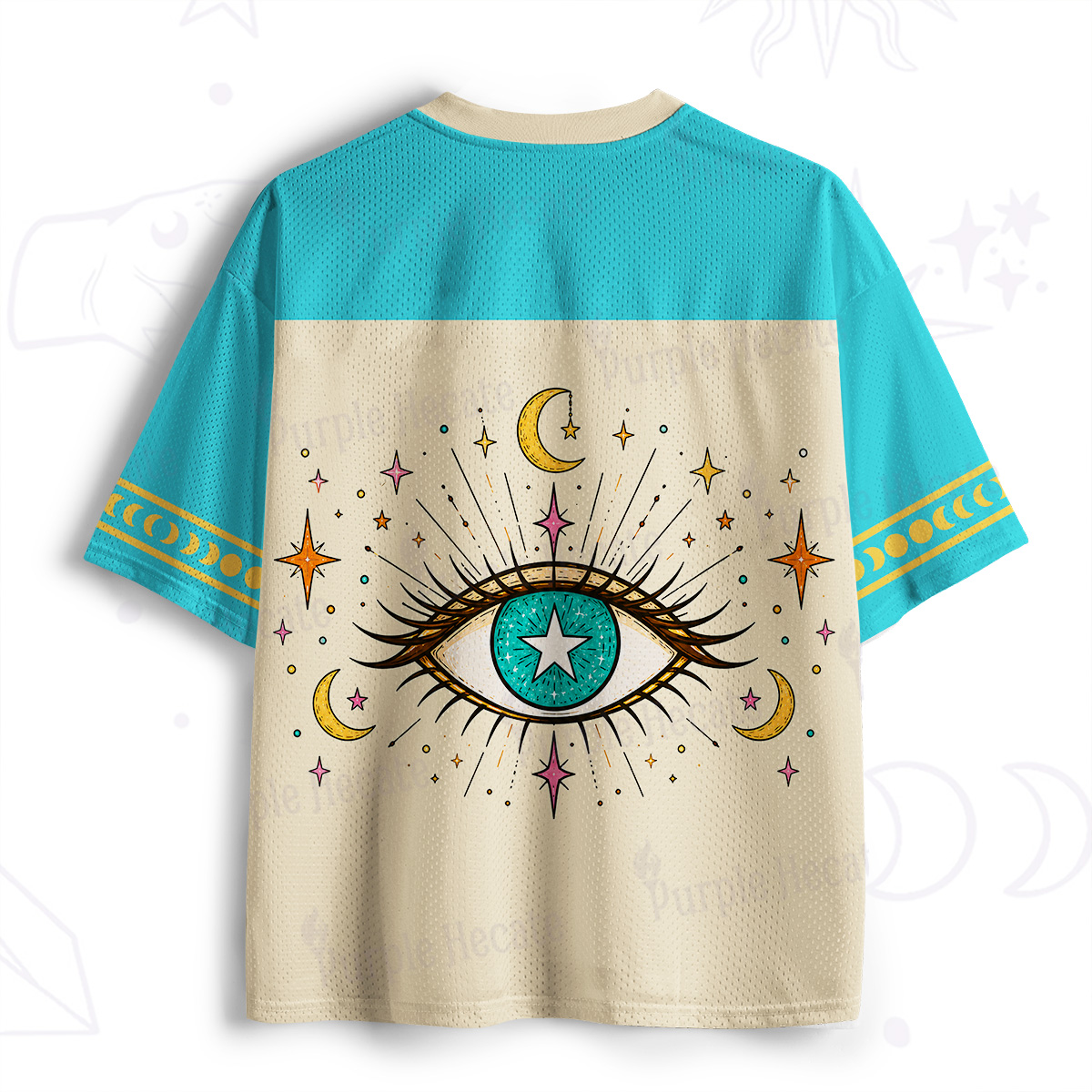 Purplehecate When It's Dark Look for the Stars Fairy Moon Mesh Jersey
