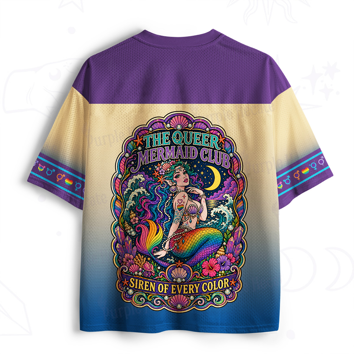 Purplehecate Queer Mermaid Club Mesh Jersey