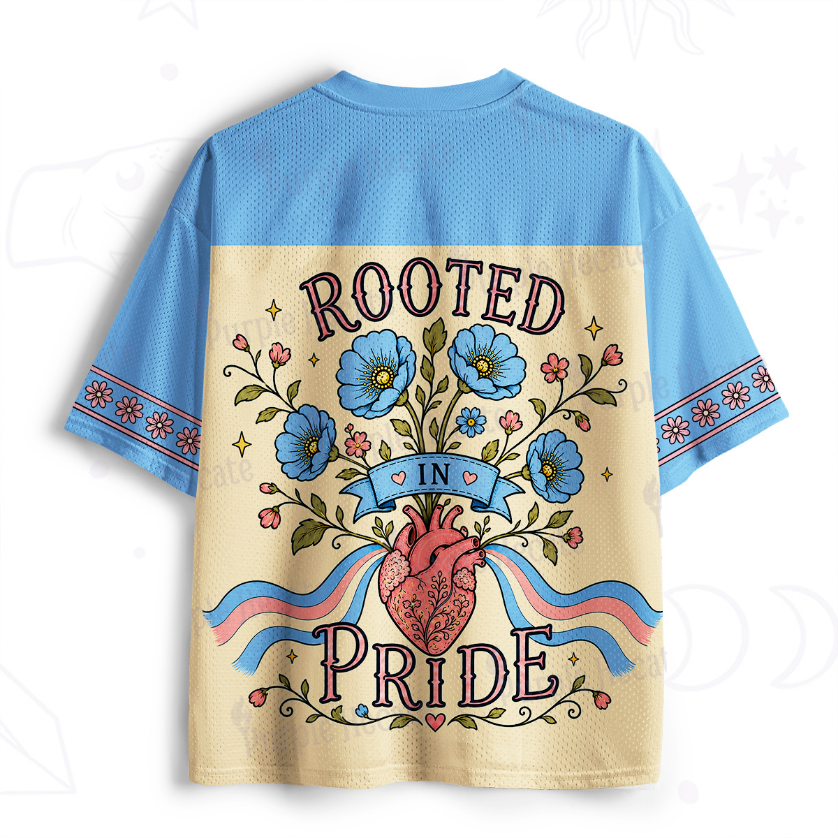 Purplehecate Let Trans People Bloom Mesh Jersey