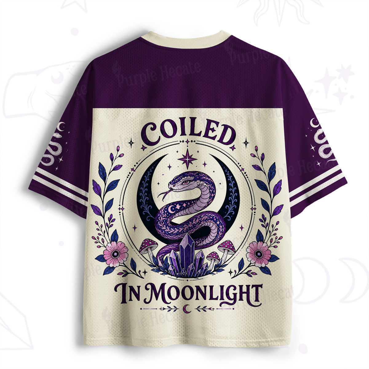 Purplehecate Coiled in Moonlight Mystic Mesh Jersey