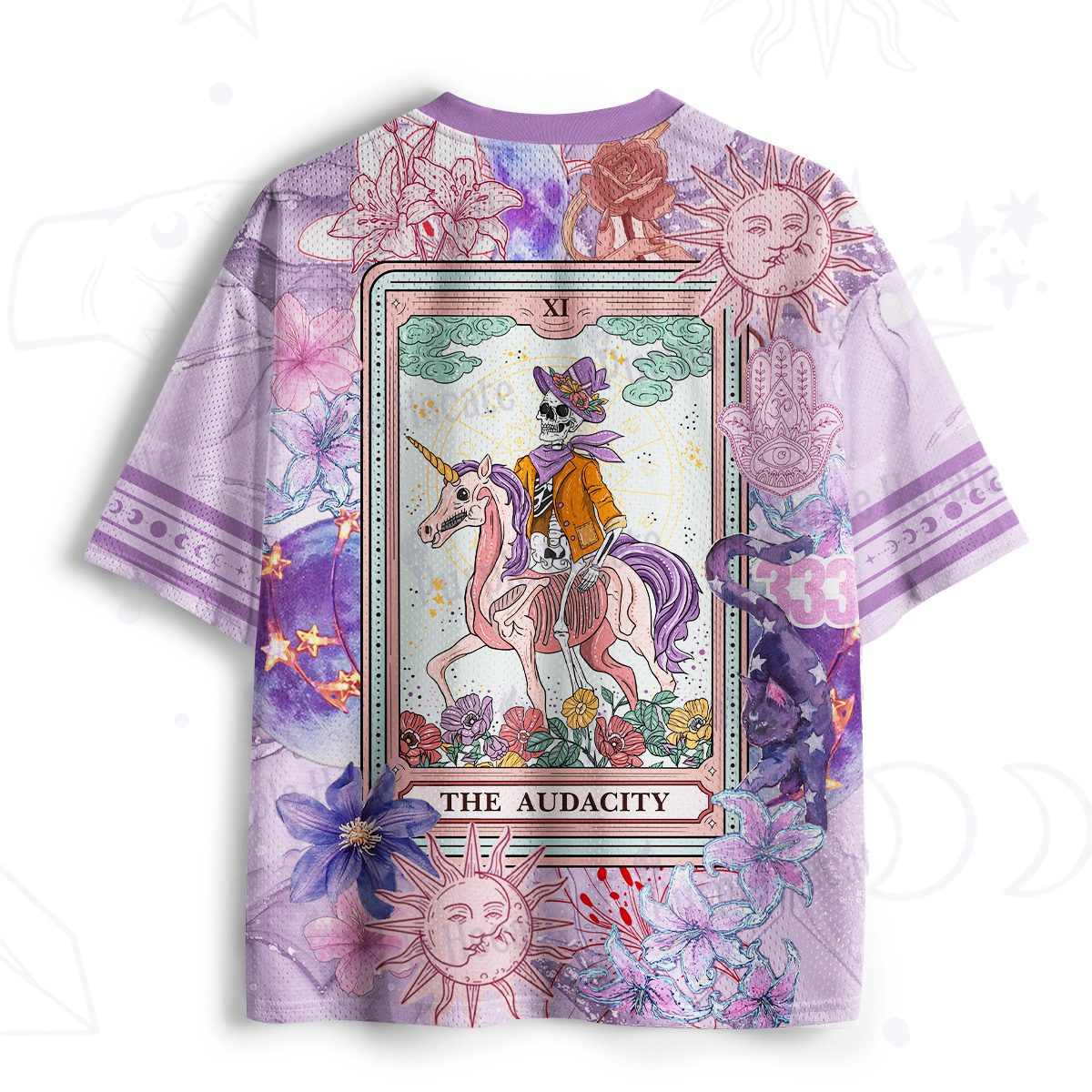 Purplehecate The Audacity Tarot Card Mesh Jersey