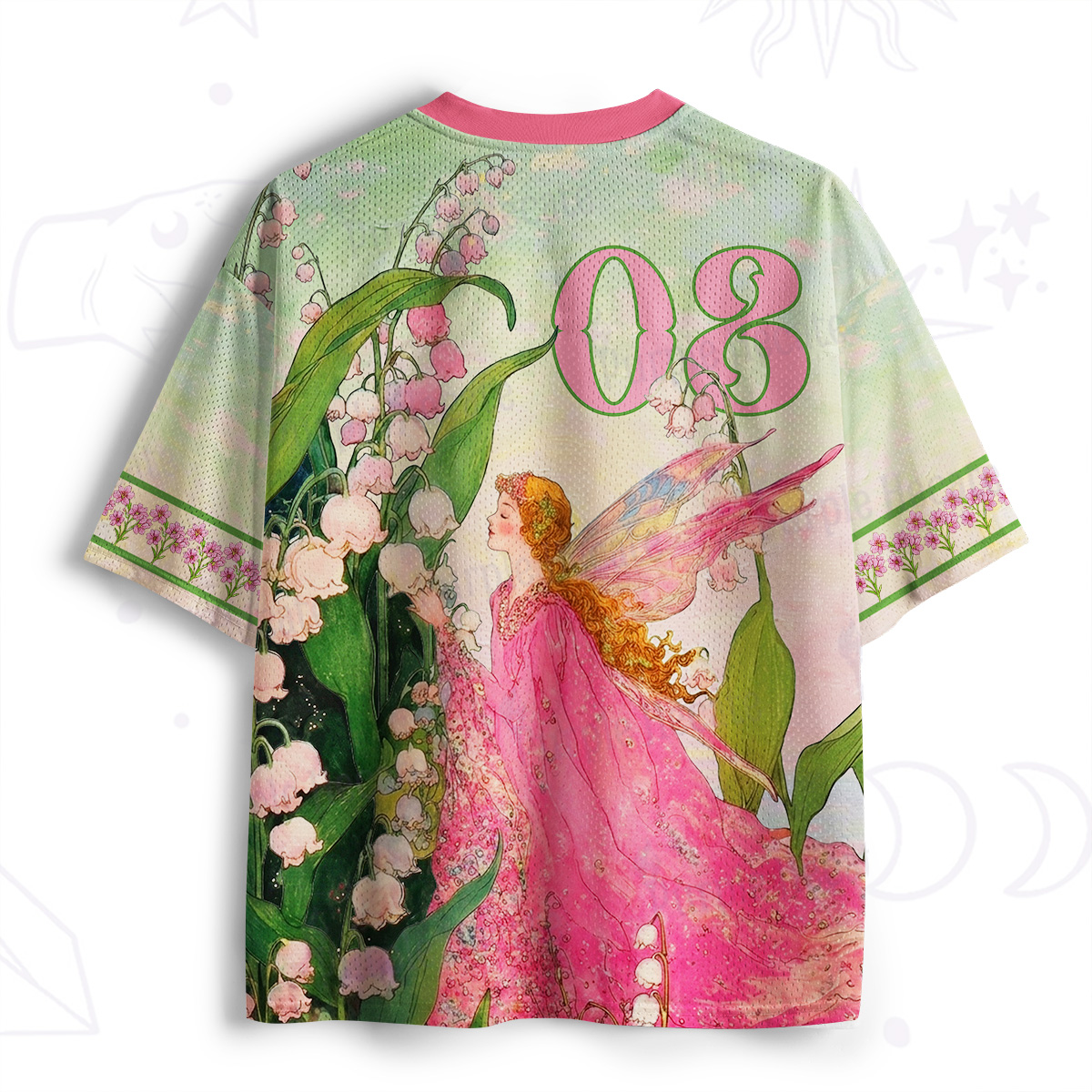 Purplehecate Mystic Secret Lily Fairy Forest Mesh Jersey