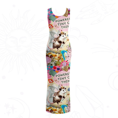 Purplehecate The Opossum Queen's Hoard Mesh Maxi Tank Beach Dress