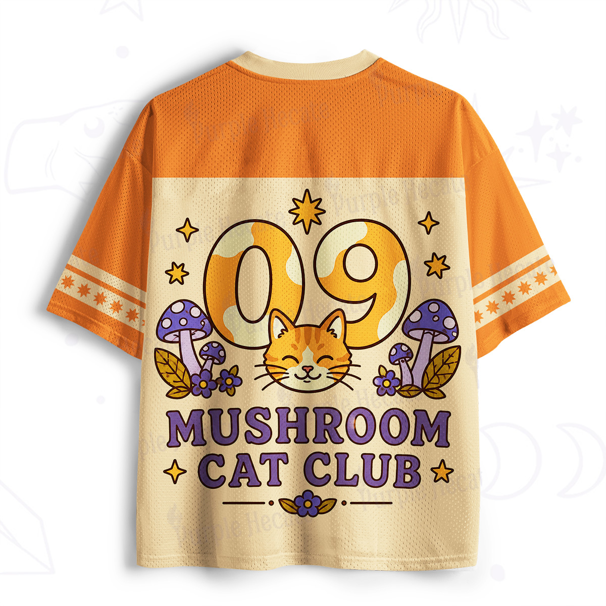 Purplehecate Mushroom Cat Club Mesh Jersey