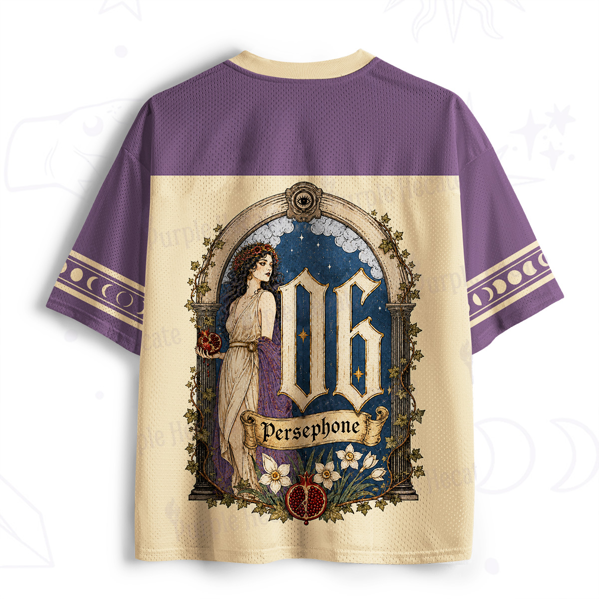 Purplehecate Persephone Underworld Goddess Mesh Jersey