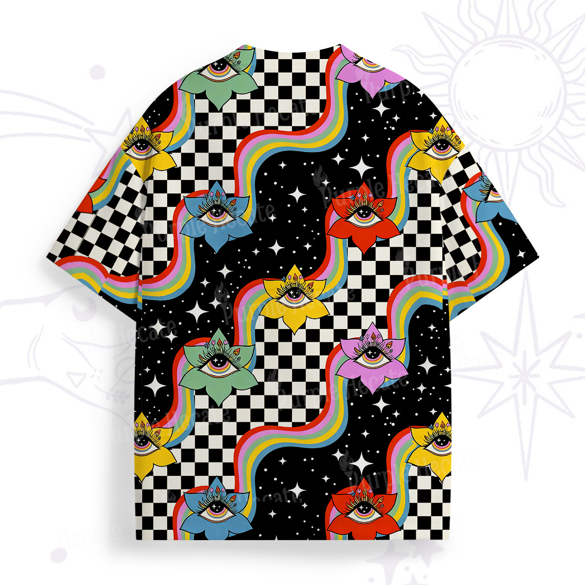 Purplehecate Enchanted Eye Blossom All Over Print T-Shirt