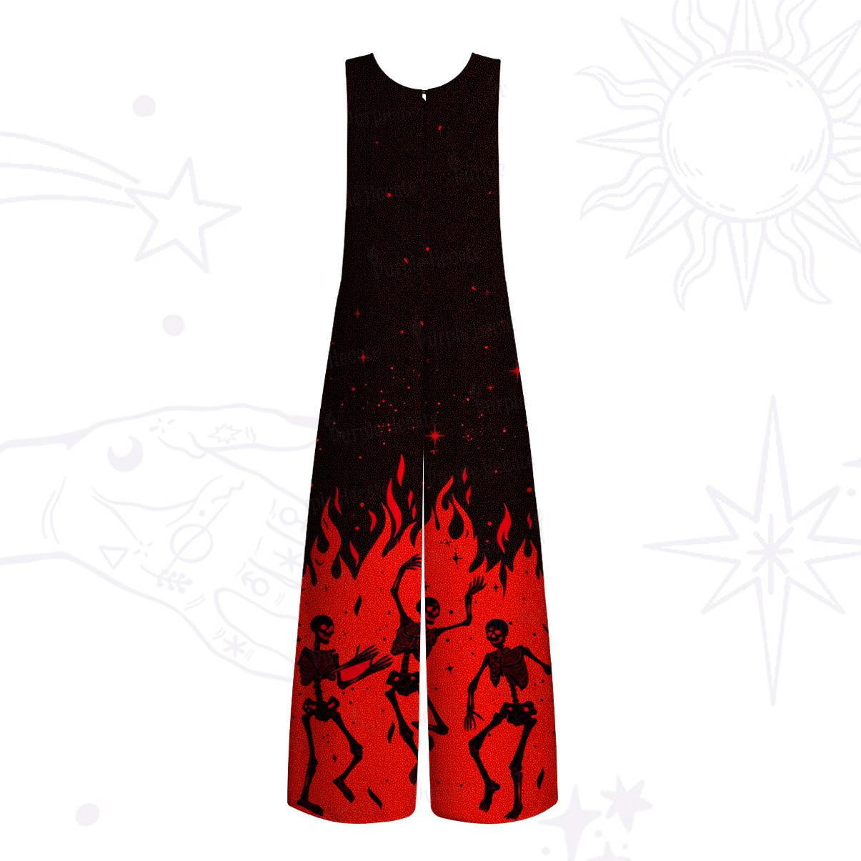 Purplehecate Infernal Revelry Wide Leg Jumpsuit