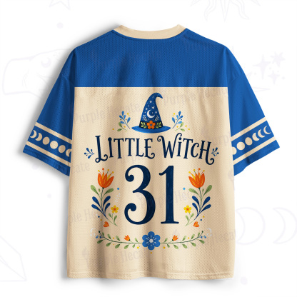 Purplehecate A Little Witchy Black Cat Mesh Jersey