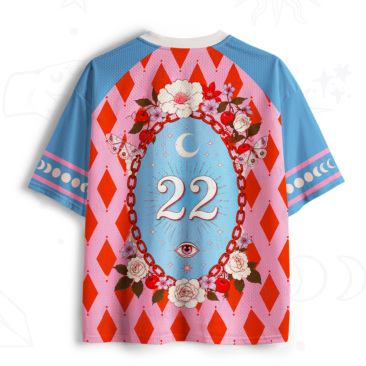 Purplehecate The Familiars Witchy Cats Mesh Jersey