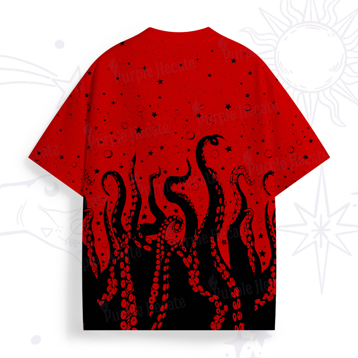 Purplehecate Tentacles of the Deep All Over Print T-Shirt