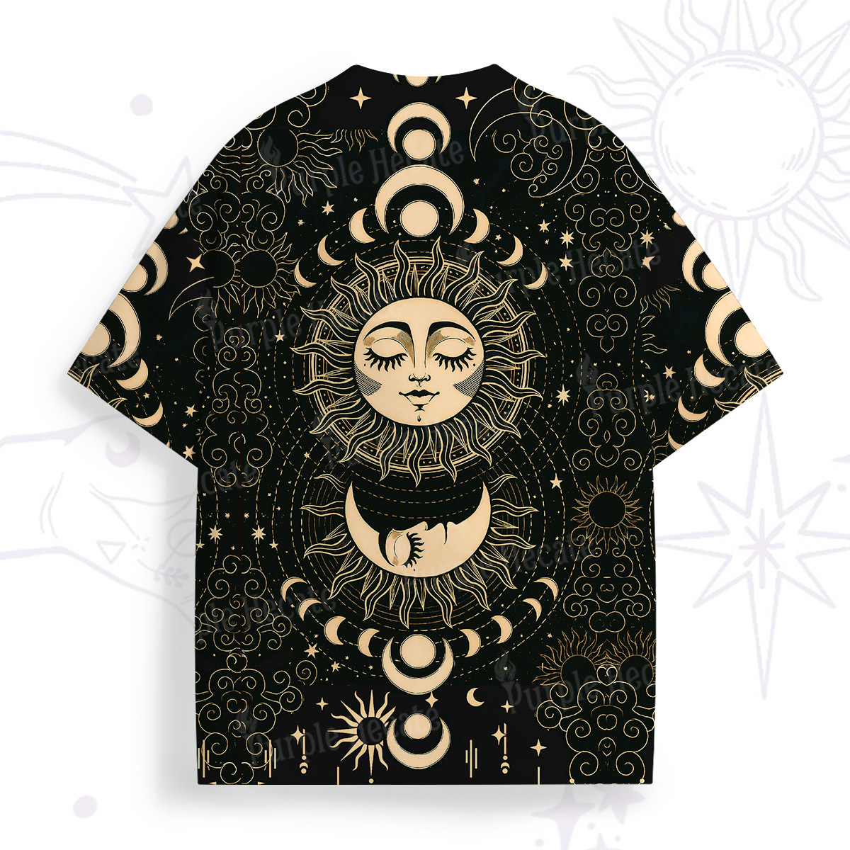 Purplehecate Lunar Eclipse All Over Print T-Shirt
