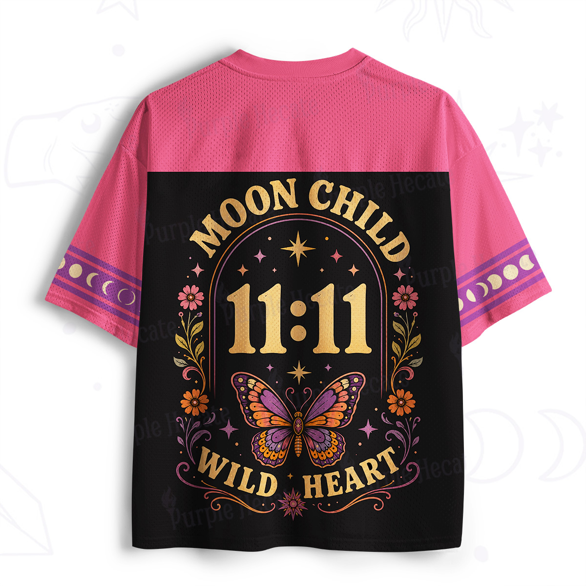 Purplehecate Moon Child Wild Heart Witchy Mesh Jersey