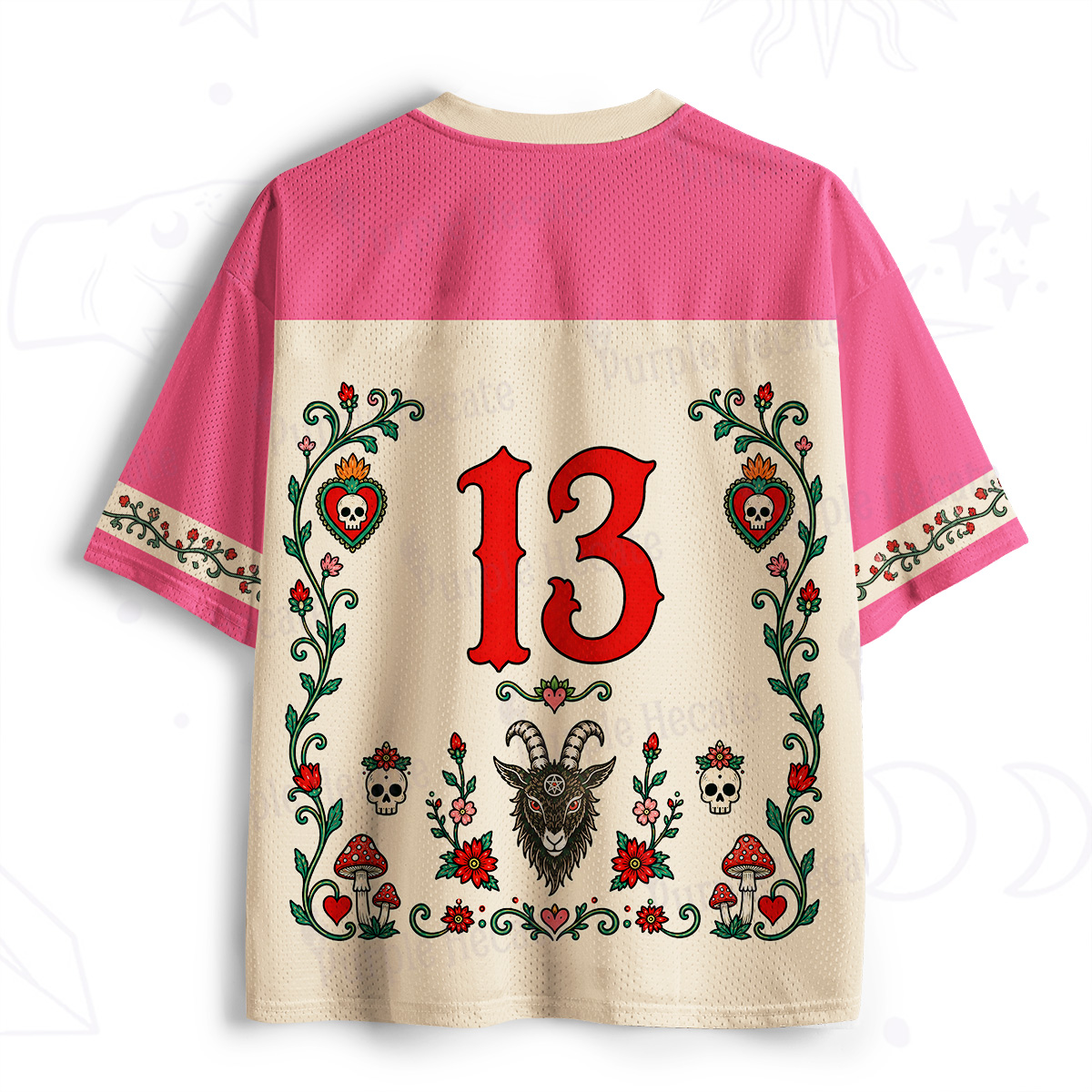 Purplehecate All My Friends Are Evil Mesh Jersey