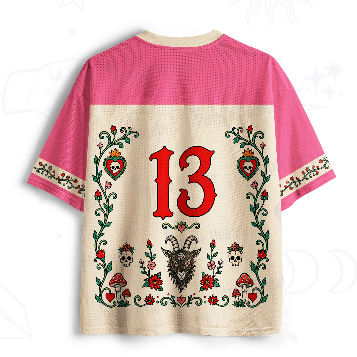 Purplehecate All My Friends Are Evil Mesh Jersey