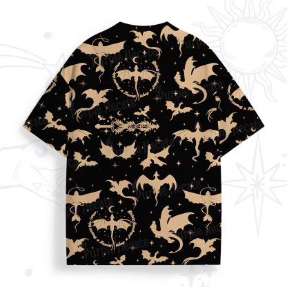 Purplehecate Fantasy Dragon Allover All Over Print T-Shirt