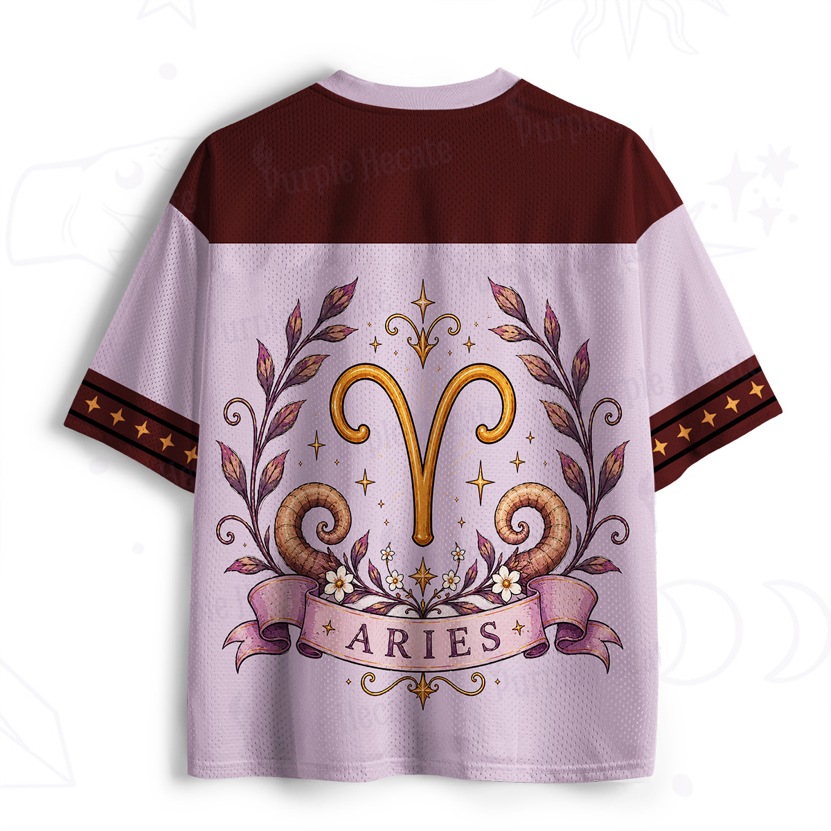 Purplehecate Aries Fire Goddess Mesh Jersey
