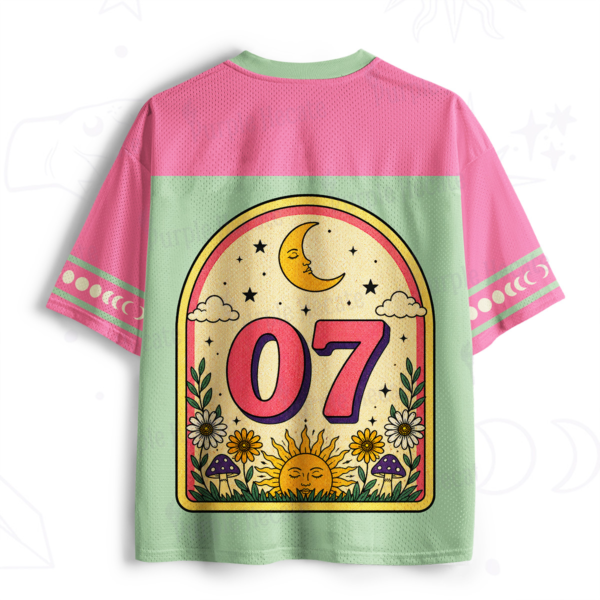 Purplehecate Trust Your Inner Vision Mushroom Mesh Jersey