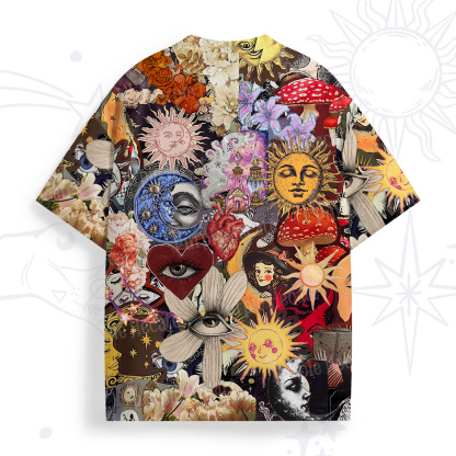 Purplehecate Witch's Curiosity Collage All Over Print T-Shirt
