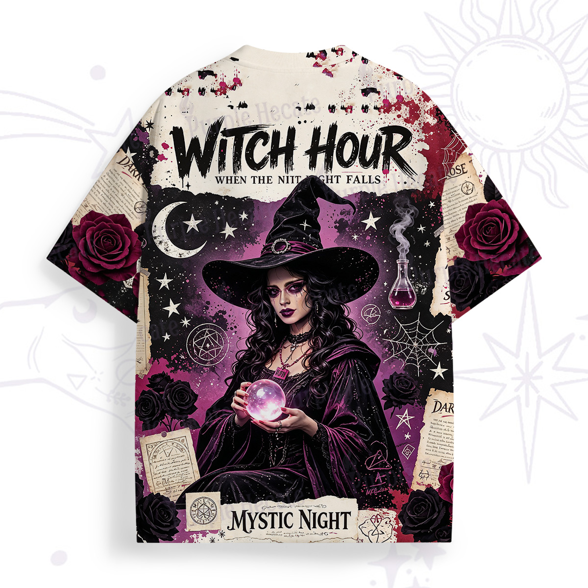 Purplehecate Witch Hour All Over Print T-Shirt