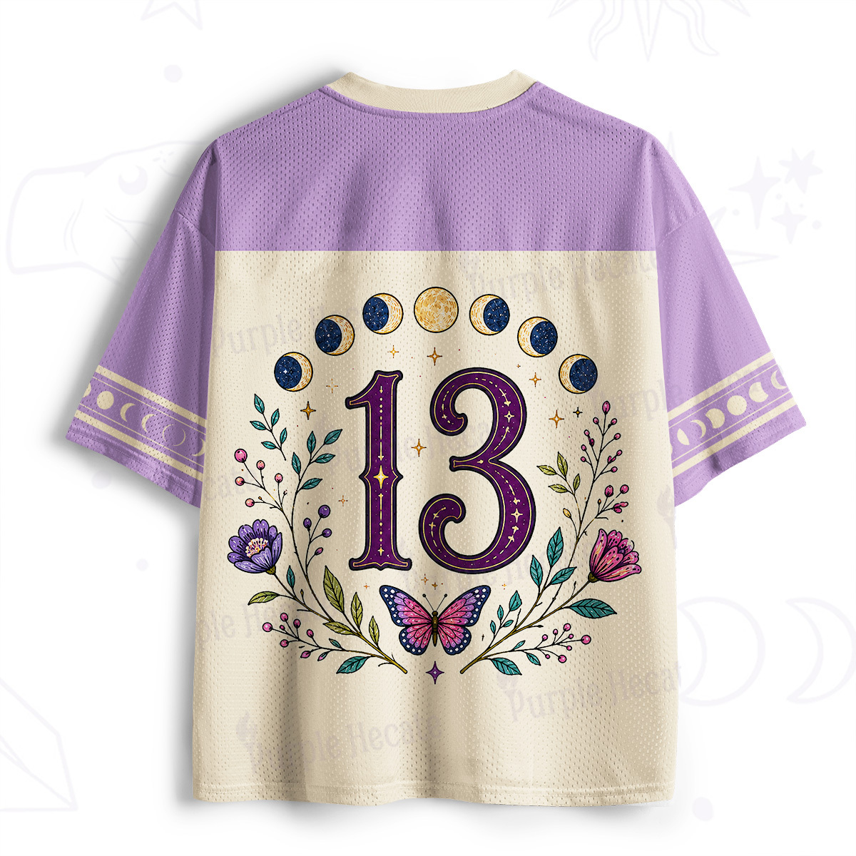 Purplehecate Whiskers Wings & Witchy Things Mesh Jersey