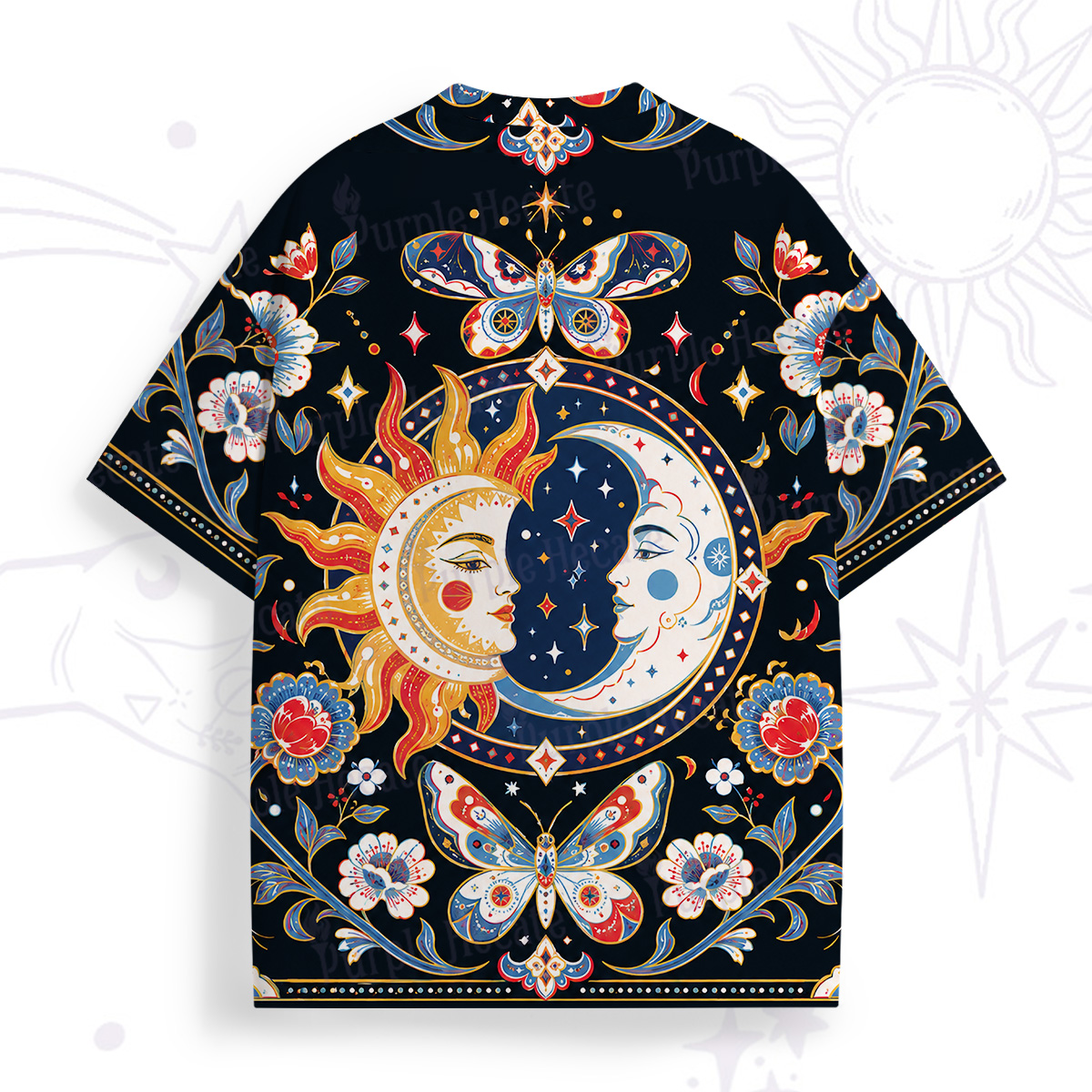Purplehecate Kiss of Sun and Moon All Over Print T-Shirt