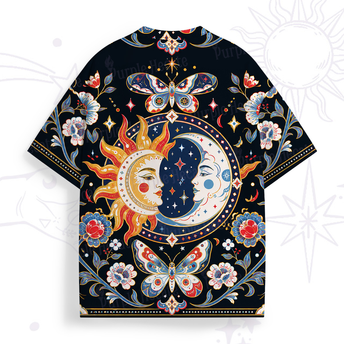 Purplehecate Kiss of Sun and Moon All Over Print T-Shirt