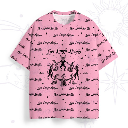 Purplehecate Live Laugh Lucifer All Over Print T-Shirt