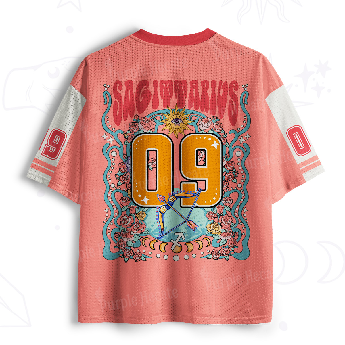 Purplehecate Sagittarius Spirit Zodiac Mesh Jersey