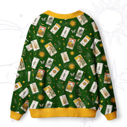 Purplehecate Tarot Garden Ugly Cardigan Sweaters