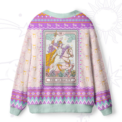 Purplehecate The Audacity Goddess Ugly Cardigan Sweaters