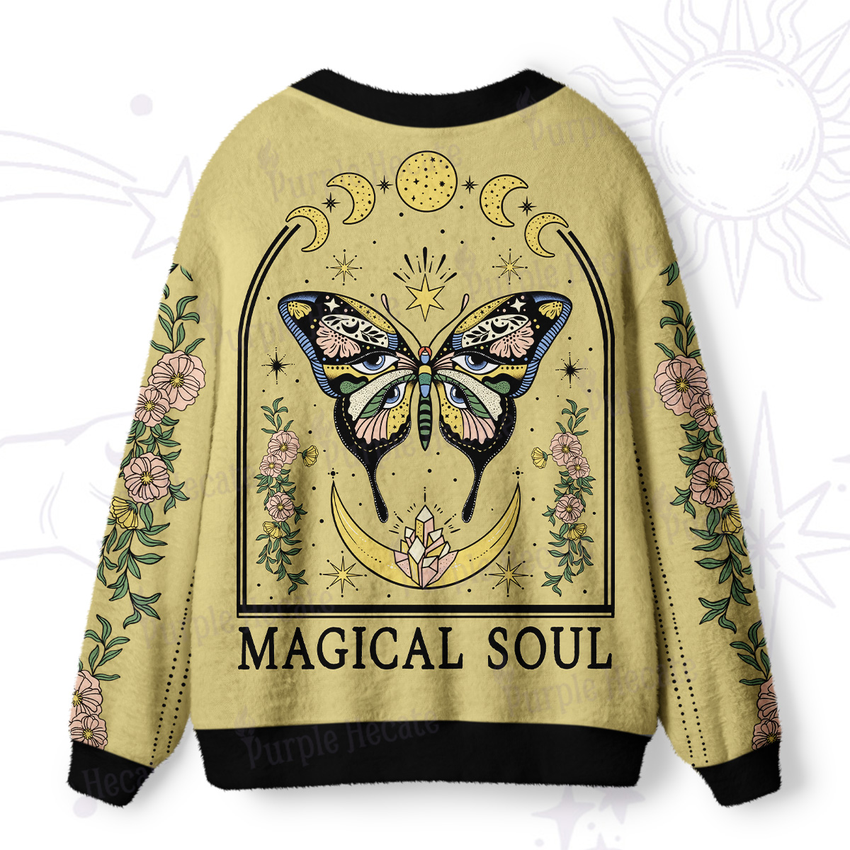 Purplehecate Magical Soul Ugly Cardigan Sweaters