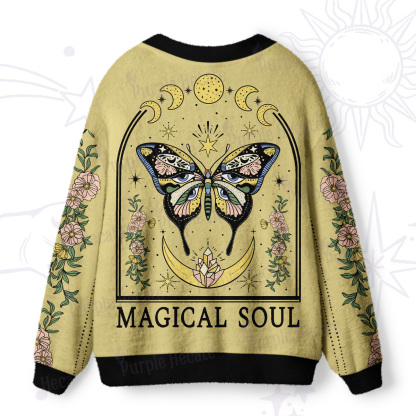 Purplehecate Magical Soul Ugly Cardigan Sweaters