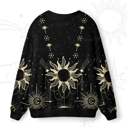 Purplehecate Solar Oracle Ugly Cardigan Sweaters