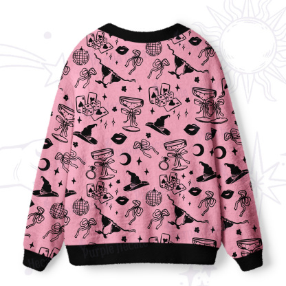 Purplehecate Witch’s Night Out Ugly Cardigan Sweaters