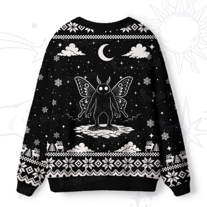 Purplehecate Dark Moth Ugly Cardigan Sweaters