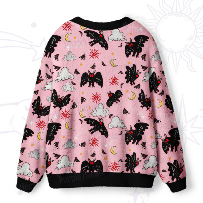 Purplehecate Cryptid Mothman Ugly Cardigan Sweaters