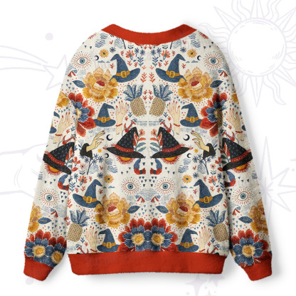 Purplehecate Witching Bloom Ugly Cardigan Sweaters