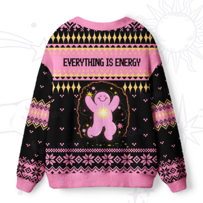Purplehecate Everything Is Energy Ugly Cardigan Sweaters