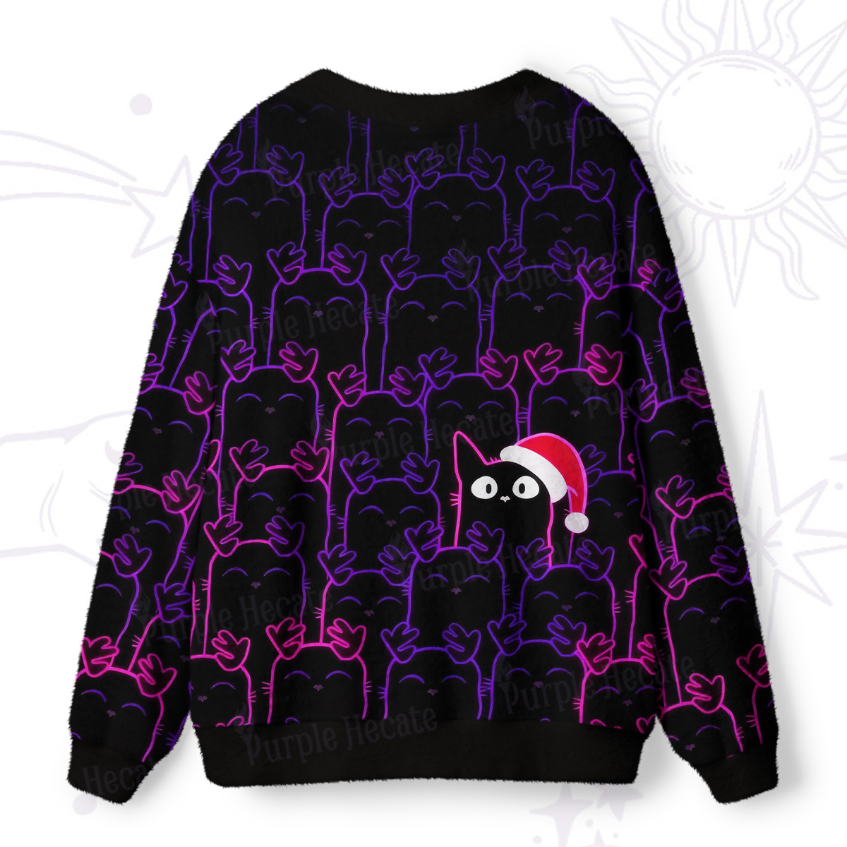 Purplehecate Reindeer Was Sold Out Christmas  Ugly Cardigan Sweaters