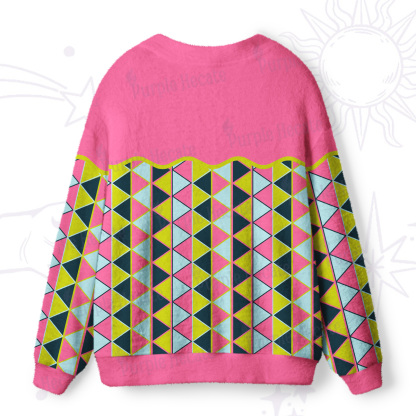 Purplehecate Enchanted Prism Eye Ugly Cardigan Sweaters